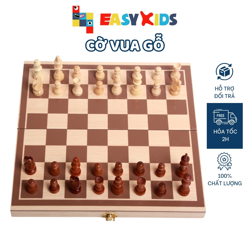 Cờ vua gỗ quốc tế, bộ cờ vua cao cấp đẹp kích thước 29x29 cm