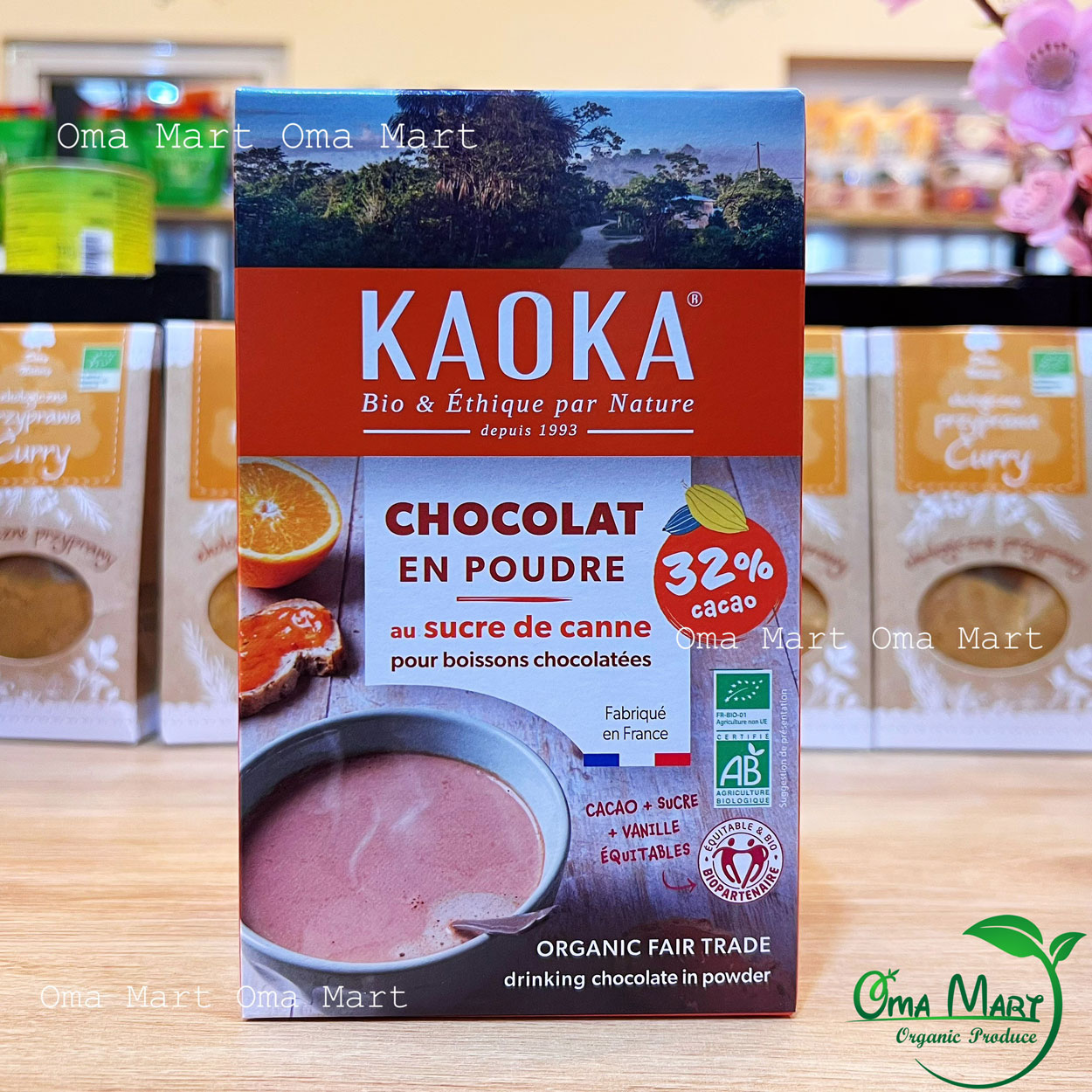 Bột cacao hữu cơ kaoka 400g - pháp