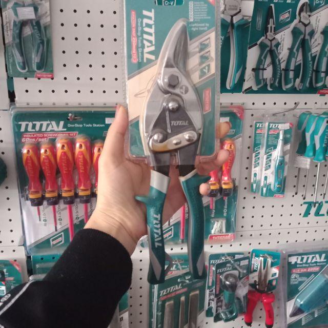 10" kéo cắt tôn mũi cong trái total tht521106