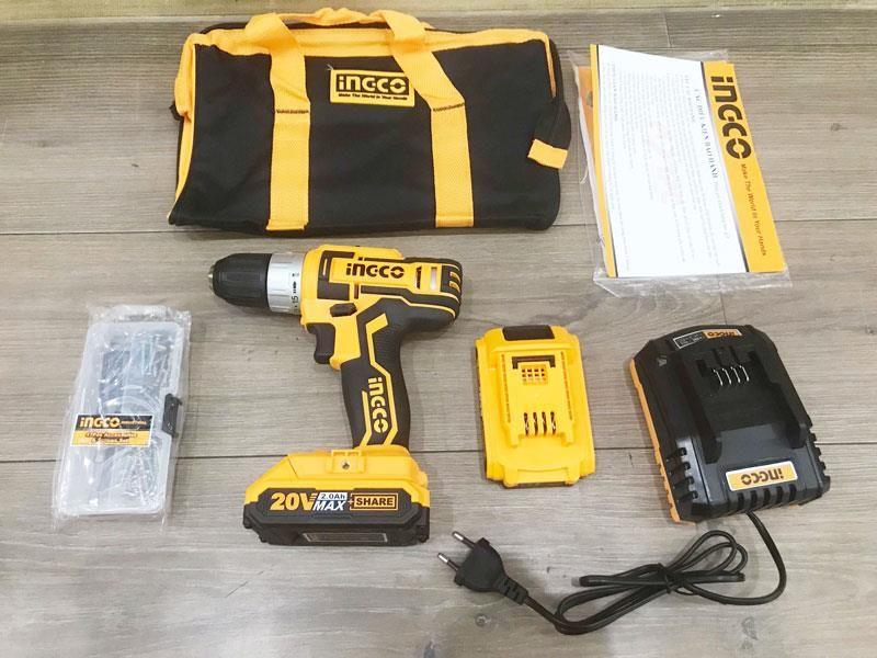 20v máy khoan dùng pin lithium ingco cdli2002
