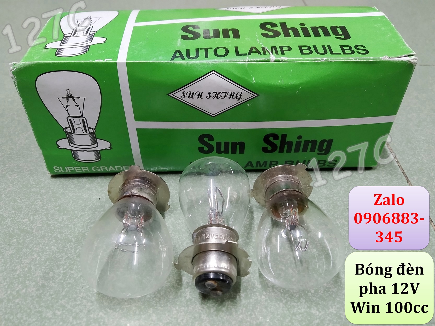 Bóng đèn pha 12v win 100cc