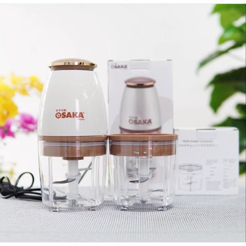 Máy xay đa năng mini osaka nhật bản, máy xay sinh tố đa năng xay thị - xay đá - xay hoa quả siêu tiện lợi