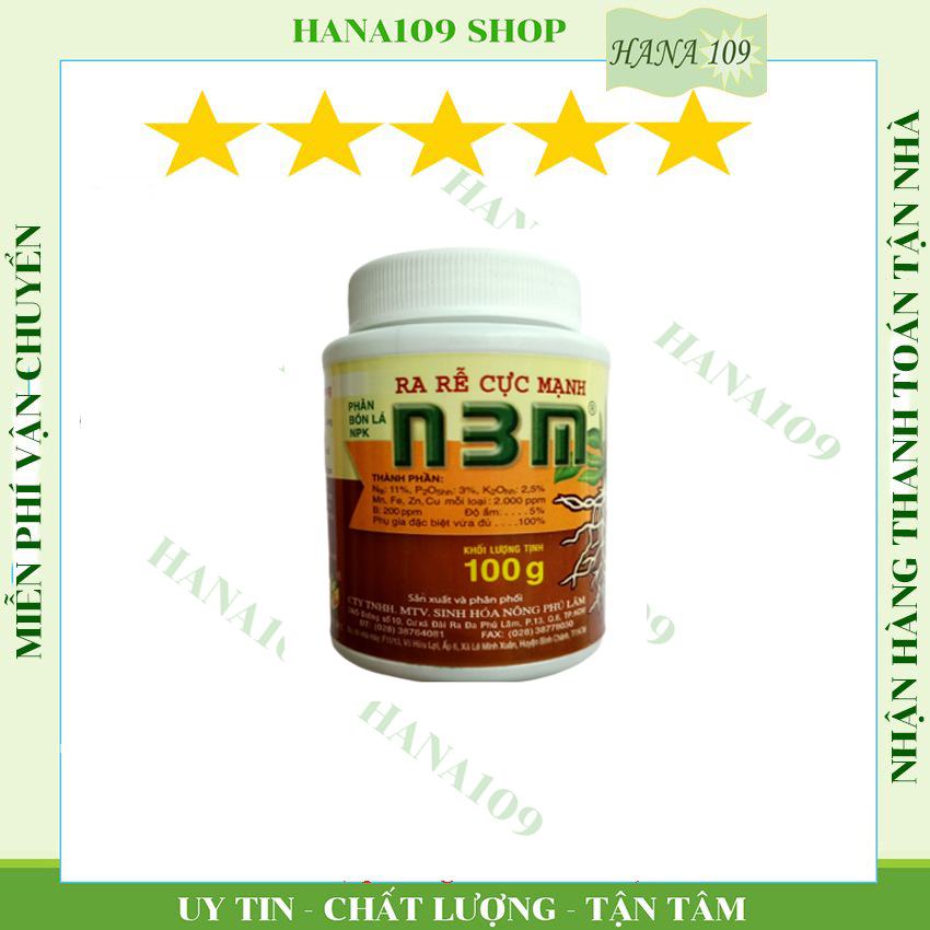 Phân bón lá ra rễ cực mạnh n3m 100g – siêu ra rễ