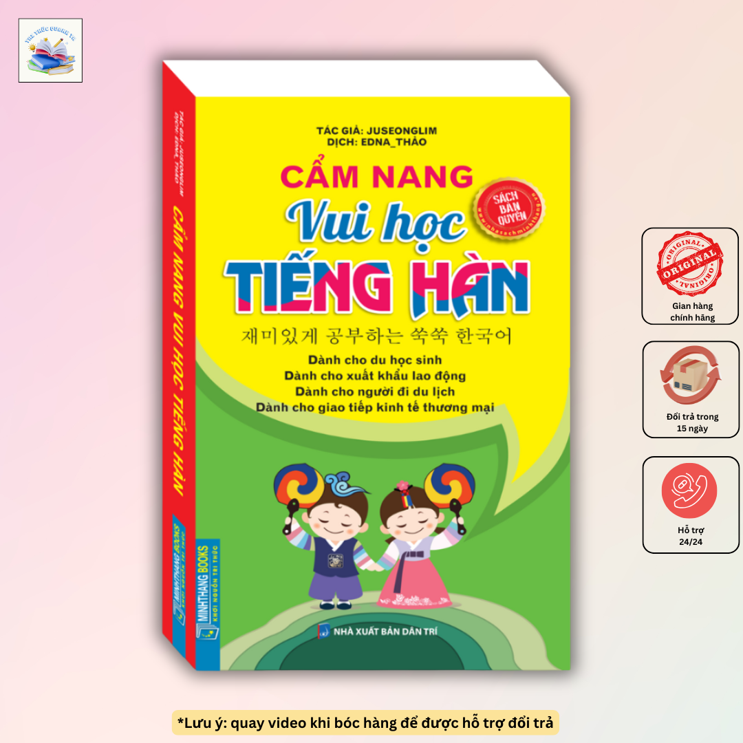 Sách - cẩm nang vui học tiếng hàn