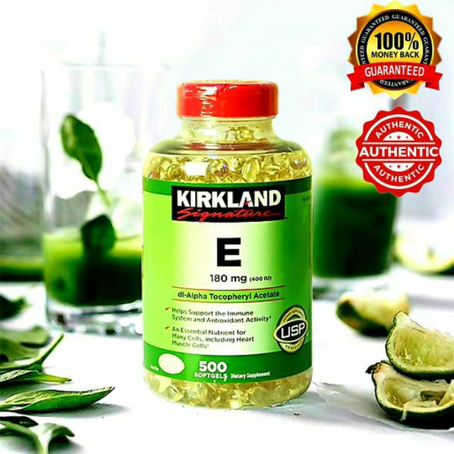 [HCM]Vitamin E Kirkland 400IU 500 viên hsd 1/2024 cam kết hàng đúng mô tả chất lượng đảm bảo an toàn đến sức khỏe người sử dụng