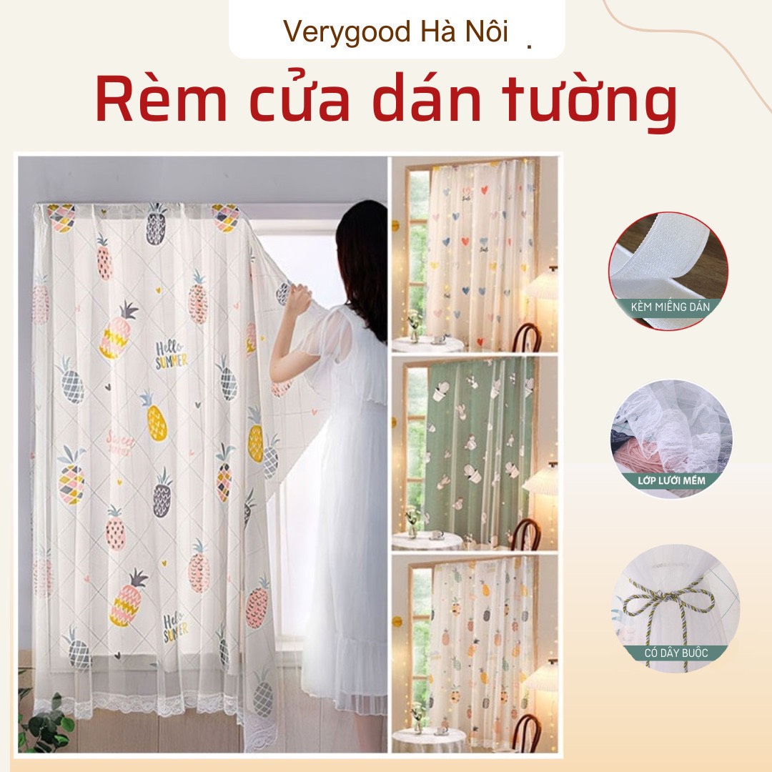 Rèm cửa dán tường chống nắng 2 lớp rèm cửa dán trang trí cửa sổ và phòng khách dễ dàng lắp đặt không khoan đục - rèm che cửa sổ - rèm cửa sổ phòng ngủ - rèm dán cửa sổ - rèm dán tường - rèm cửa phòng khách - decor phòng ngủ