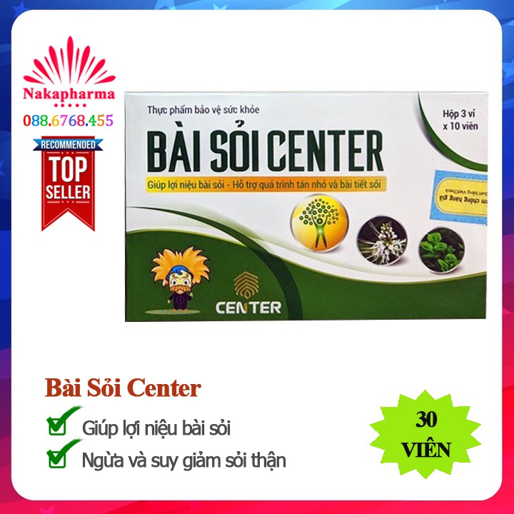 Bài Sỏi Center – Giúp lợi niệu bài sỏi, ngừa và suy giảm sỏi thận, sỏi bàng quang, sỏi túi mật, sỏi ống dẫn mật