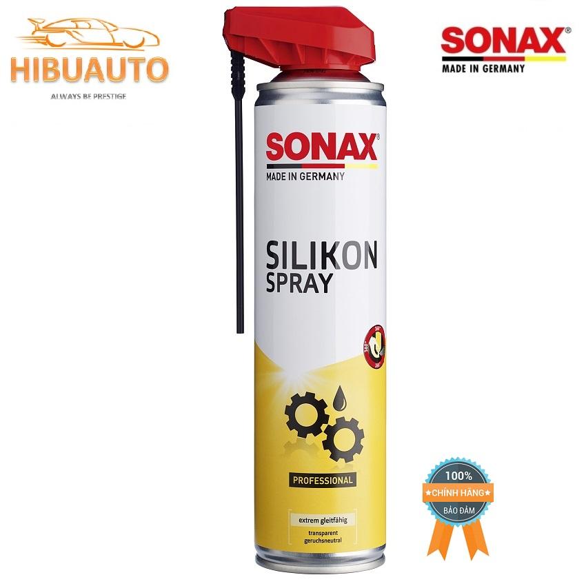 Chai xịt silicone spray with easyspray sonax 348300