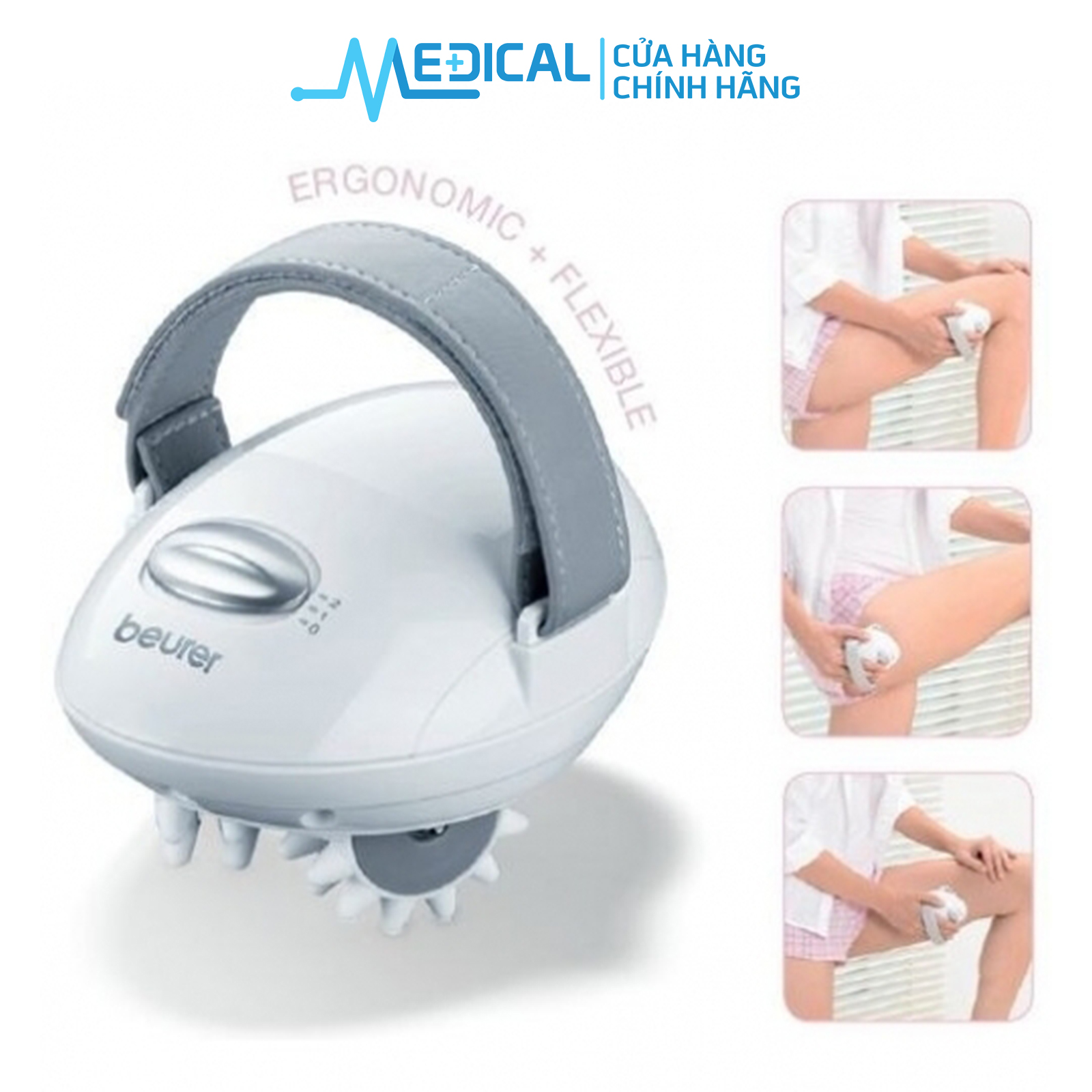 Máy massage vùng da bị cellulite beurer cm50 cầm tay tiện dụng - medical