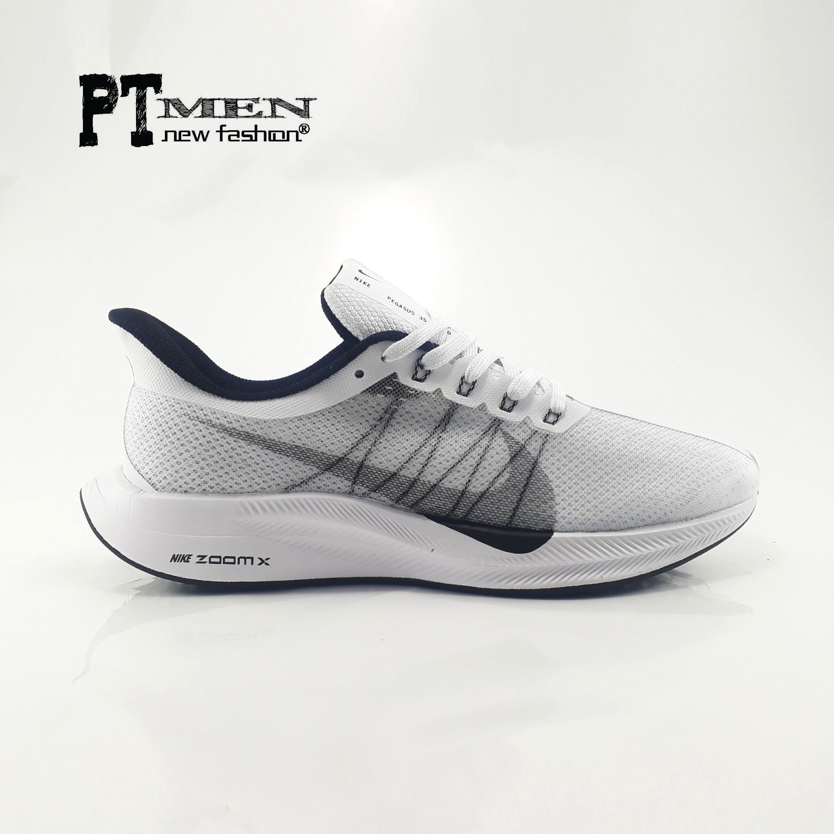 Giày Zoomx Pegasus 35 Turbo 2.0 white/black