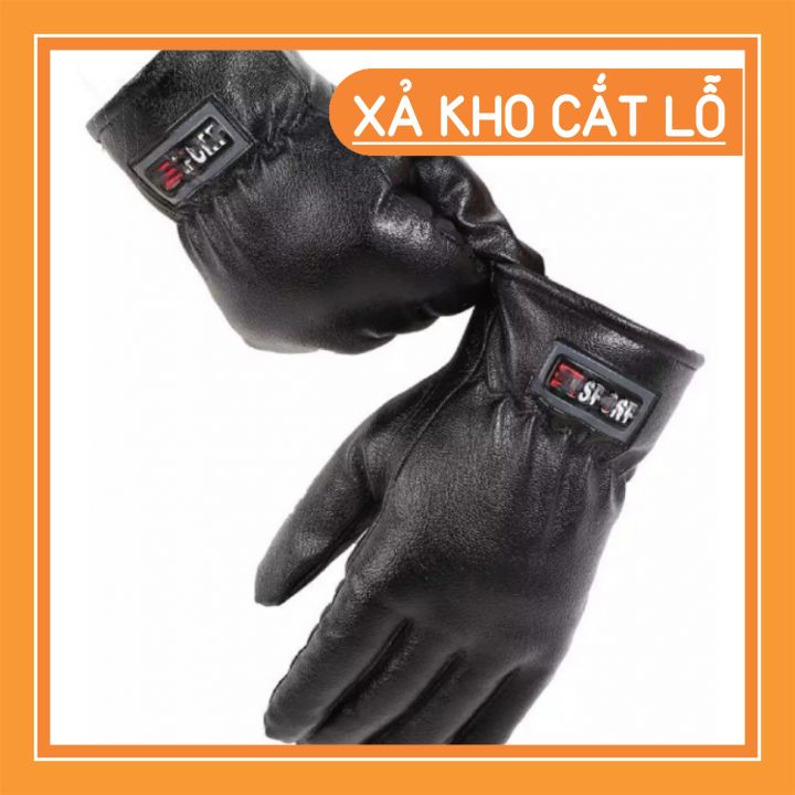 Găng tay da nam siêu ấm dùng cho mùa đông - găng tay đi xe máy siêu bền đẹp