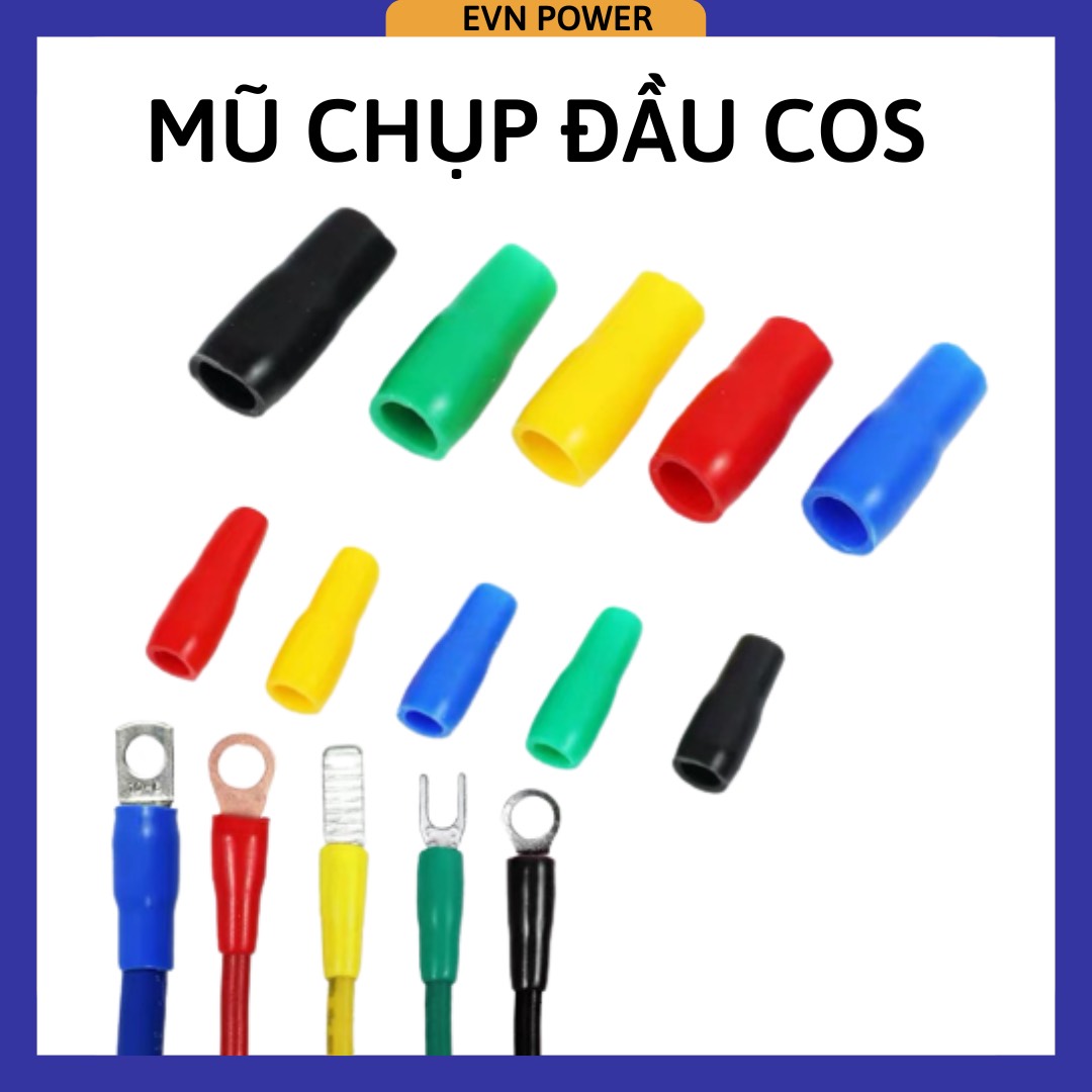 Mũ chụp đầu cosse, đầu chụp cos sc, nón chụp cos,bọc nhựa đầu cos,chụp nhựa đầu cos, chụp cos