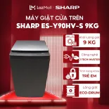 ES-Y90HV-S--Máy Giặt Sharp Inverter 9Kg ES-Y90HV-S Chính Hãng--Chỉ giao tại HN
