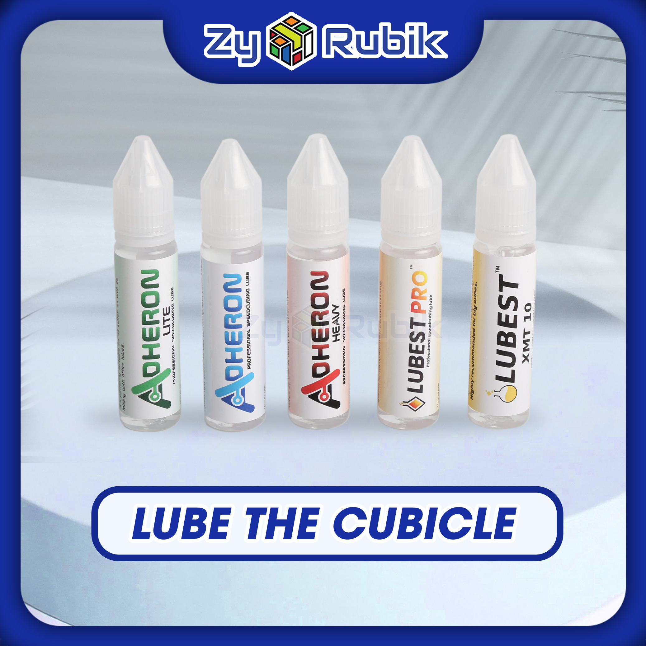 Dầu Bôi Trơn Rubik Lube The Cubicle Adheron Lubest - Lube Rubik Adheron Lubest Dung Tích 20mL - ZyO Rubik