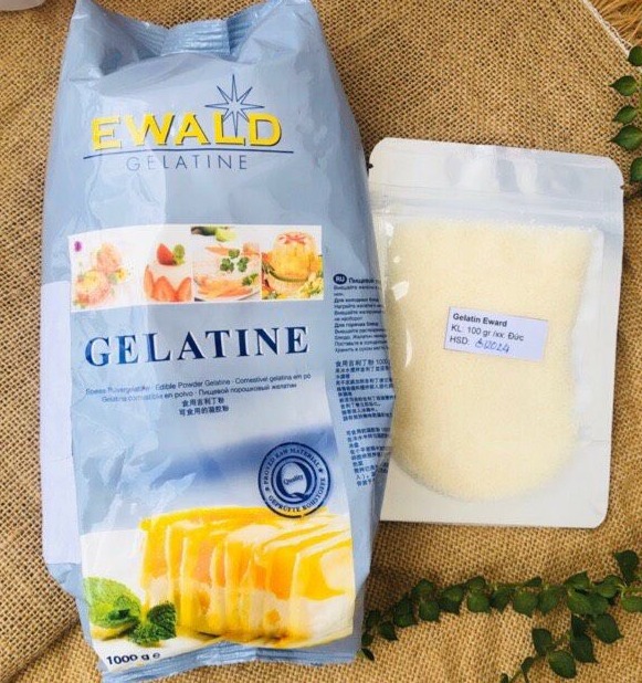 Bột Gelatin Đức hiệu Ewald - 100gram