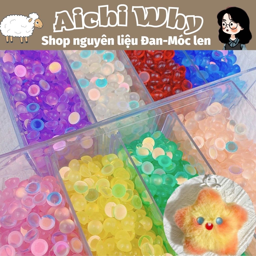 Mắt giả đá mắt mèo nhiều màu sắc