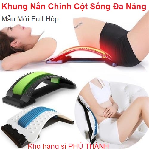 Khung Nắn Chỉnh Cột Sống Đa Năng Dụng Cụ Hỗ Trợ Giảm Đau Thắt Lưng Mẫu Mới Full Hộp