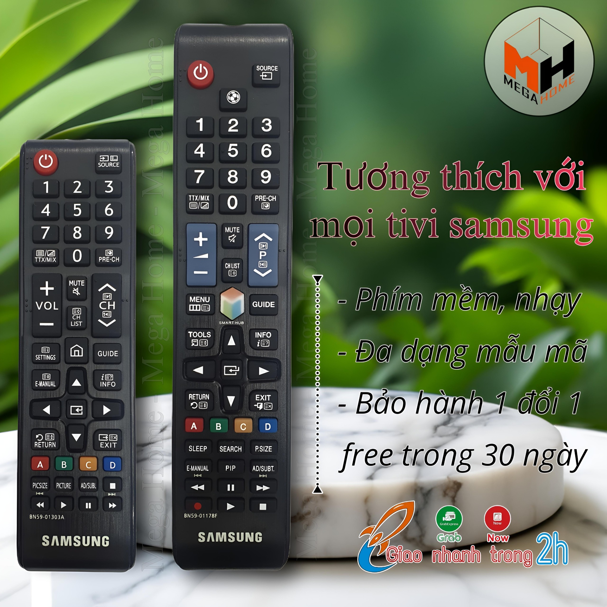 Điều khiển tivi samsung, remote tivi samsung smart (hàng loại 1)