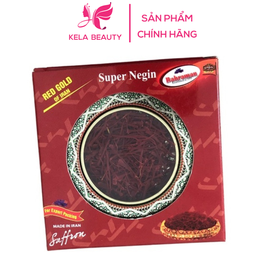 Nhụy Hoa Nghệ Tây Saffron Iran Chính Hãng 1g Giúp Thanh Nhiệt, Giải Độc Cơ Thể, Cải Thiện Giấc Ngủ Ngon, Ngủ Sâu Giấc - Kela Beauty