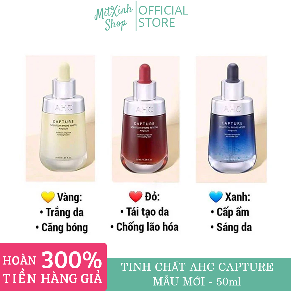 (Mẫu mới) Tinh chất AHC Capture Solution Prime Moist Ampoule 50ml