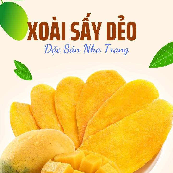 500G Xoài Cát Hòa Lộc Sấy Dẻo