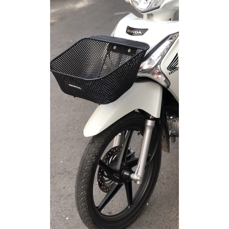 Combo rổ + pát sắt gắn future fi " wave 125i " chính hãng honda