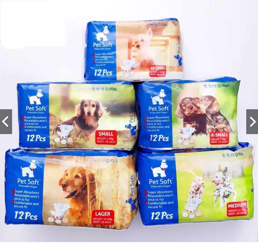 Quần lót tã lót bỉm lót cho chó pet soft đủ size kích cỡ