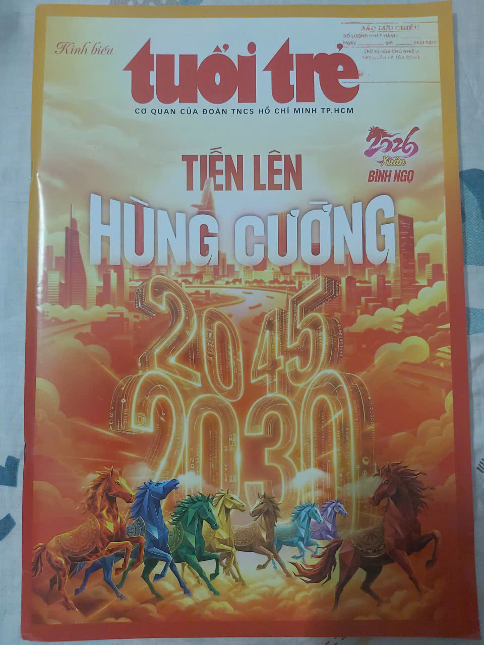 Báo Tuổi trẻ Xuân Bính Ngọ 2026