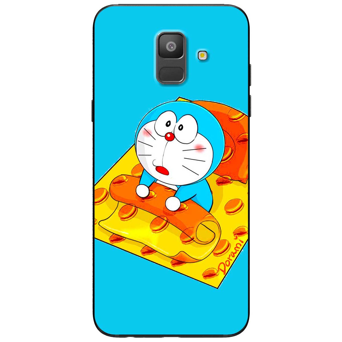 Ốp lưng dành cho Samsung Galaxy A6 2018 mẫu Doraemon thức giấc