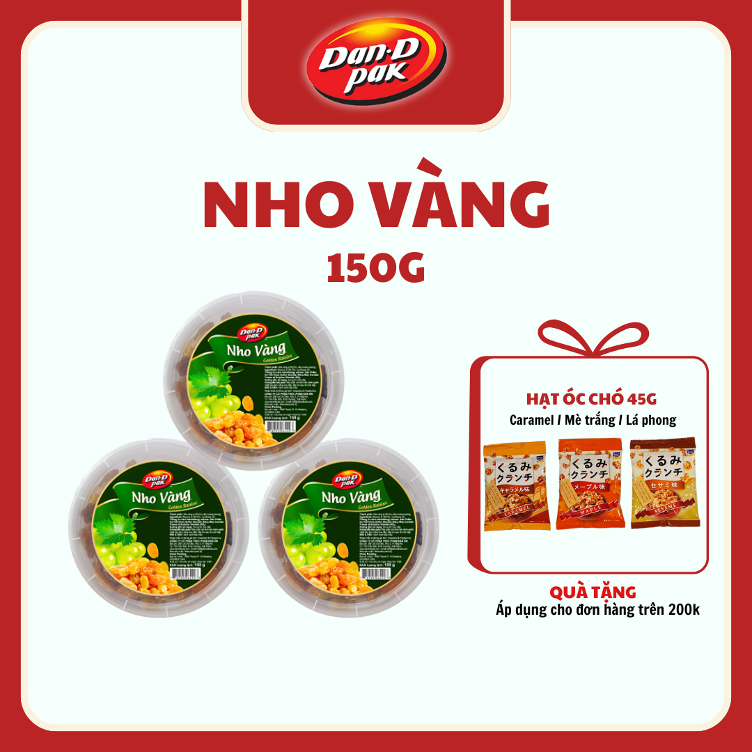 Nho vàng jumbo 150g dan d pak
