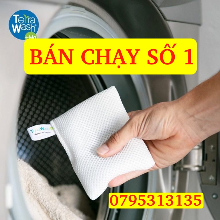 Túi giặt terra wash chính hãng thay thế xà phòng, nước giặt