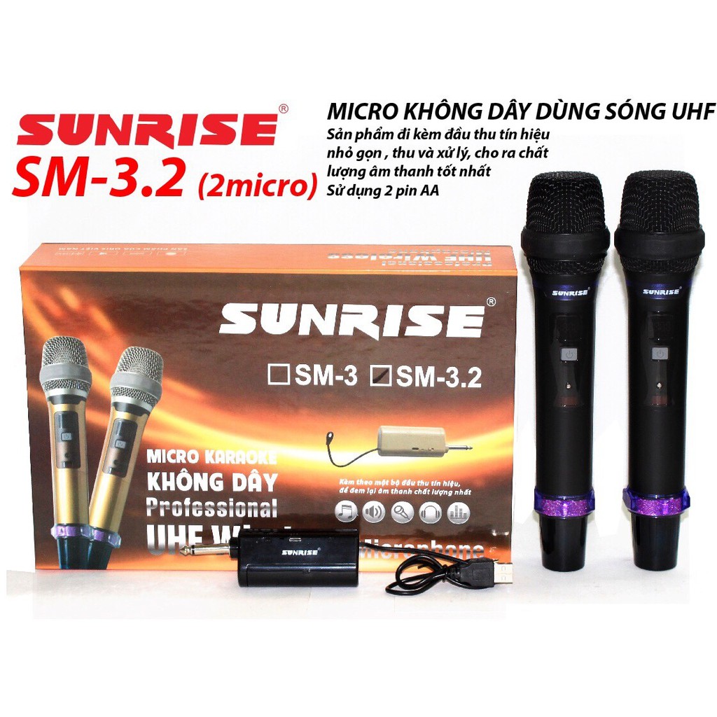 Micro không dây sunrise sm-3.2