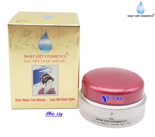 Kem ngừa tàn nhang làm mờ nám sạm sắc nét ngọc khang 15g