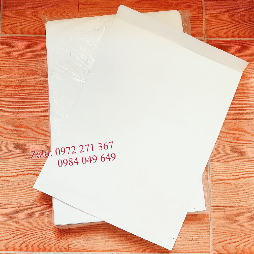 Phong bì trắng a4, tập 100 cái