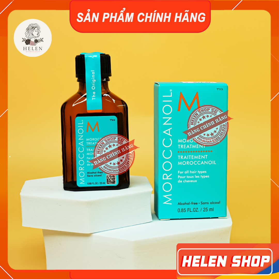 Moroccanoil tinh dầu dưỡng tóc moroccanoil treatment original 25ml | dưỡng ẩm, chăm sóc tóc, phục hồi hư tổn