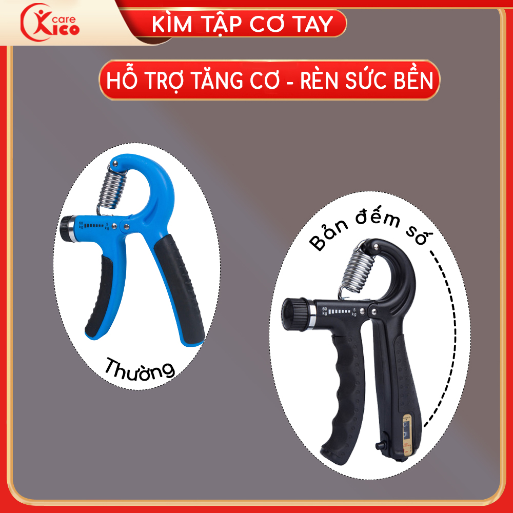 Kìm bóp tập cơ tay chữ A, điều chỉnh lực từ 5-60kg, hỗ trợ tập cơ bàn tay, tập thể thao