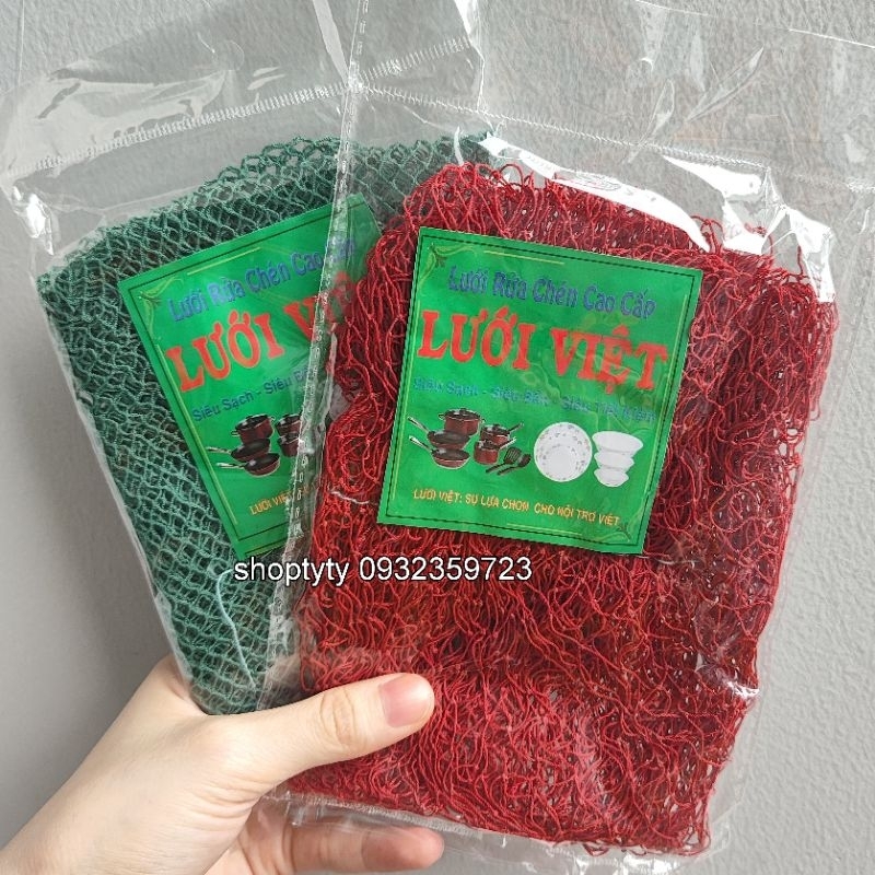 ( Combo 10 bịch ) Lưới Rửa Chén, Bát Đa Năng Cao Cấp Lưới Việt - Sự Lựa Chọn Của Phụ Nữ Việt