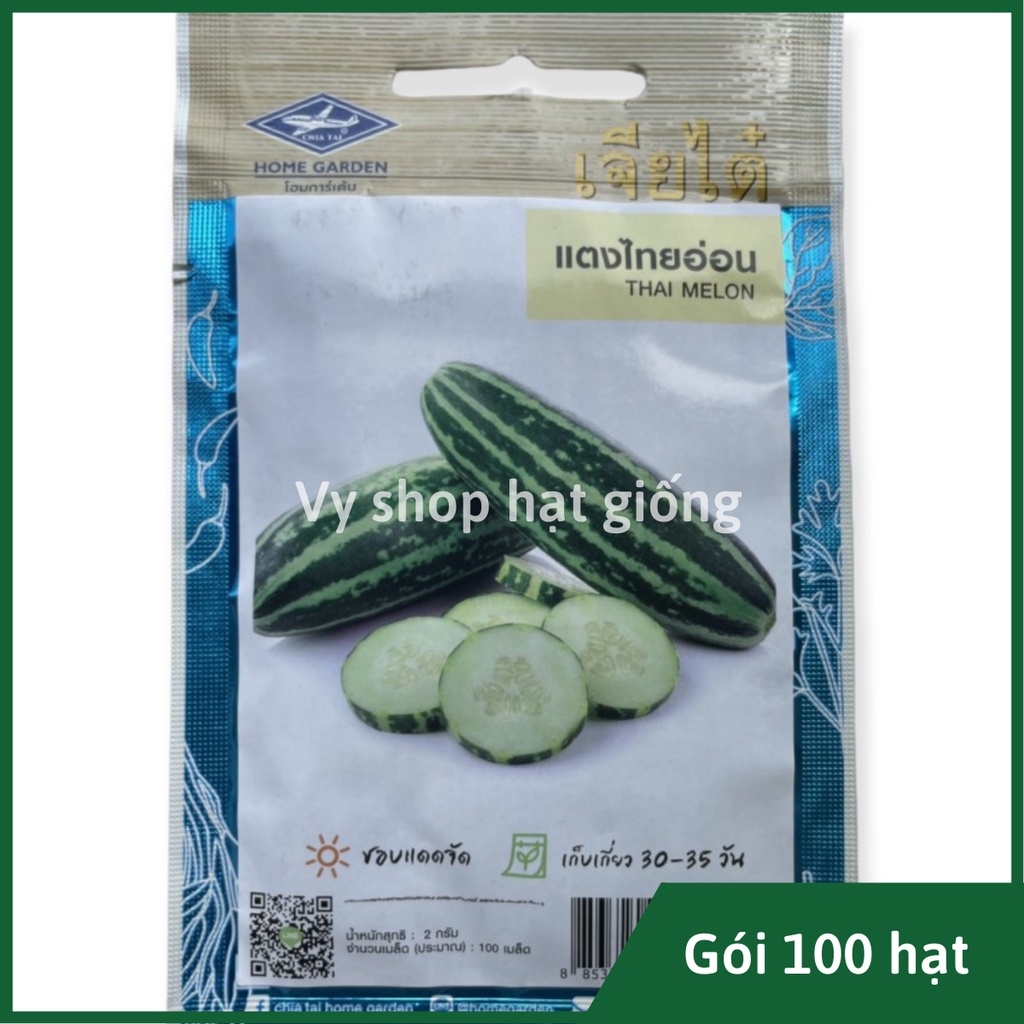 Hạt giống dưa chuột sọc Shishi Thái Lan gói 100 hạt
