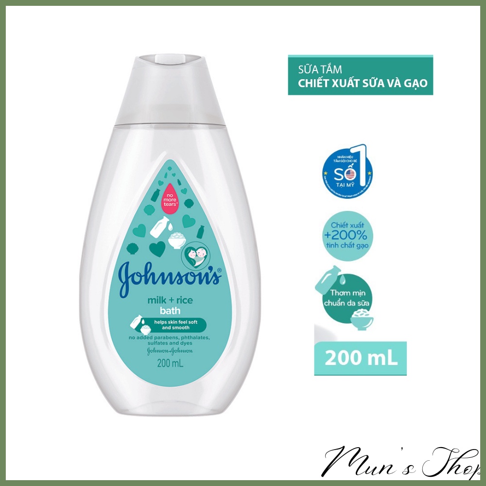 Johnson baby bath milk rice 200ml 500ml-tat fashion shop
