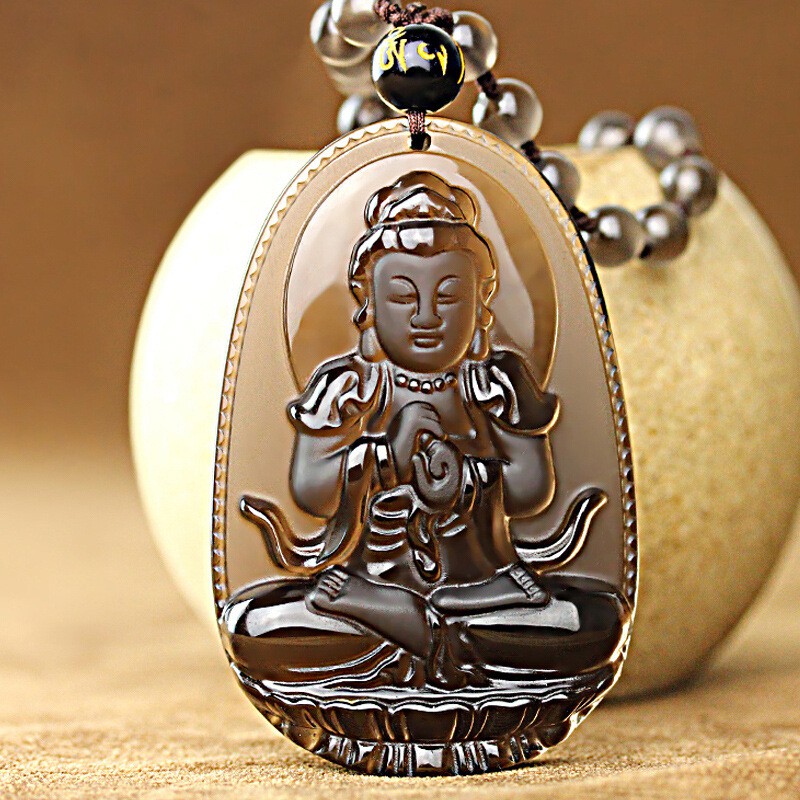 Dây chuyền chuỗi hạt mặt phật Như Lai Đại Nhật - Phật bản mệnh người tuổi Mùi, tuổi Thân