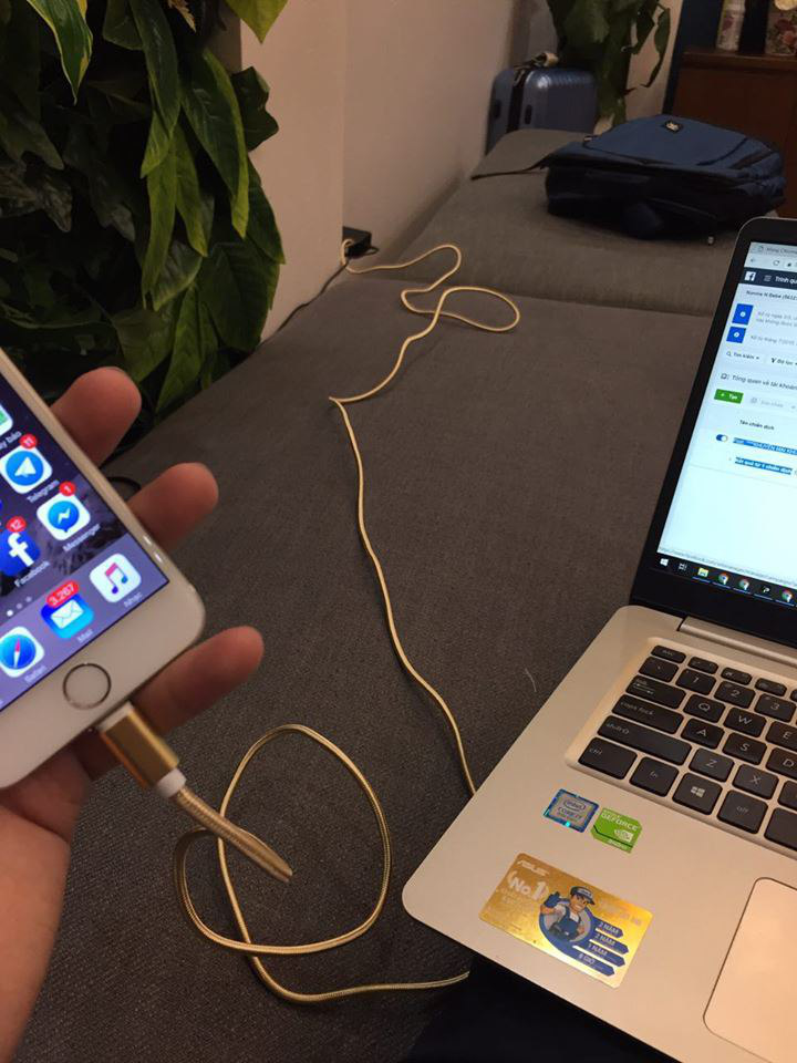 Cáp sạc dài 3m bọc dù siêu bền hỗ trợ iphone và samsung - Dây sạc dài 3m bọc dù siêu bền