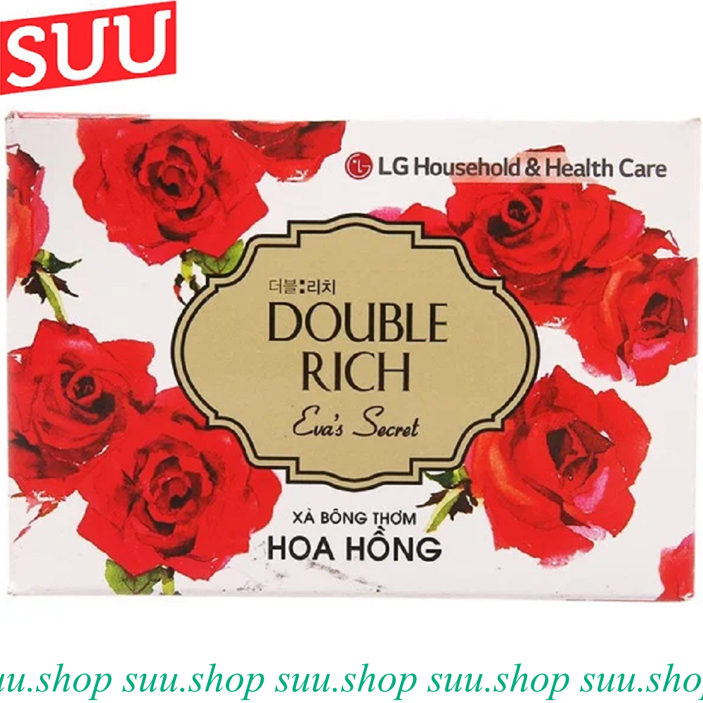 Xà bông thơm Double Rich Eva's Secret hoa hồng 90g