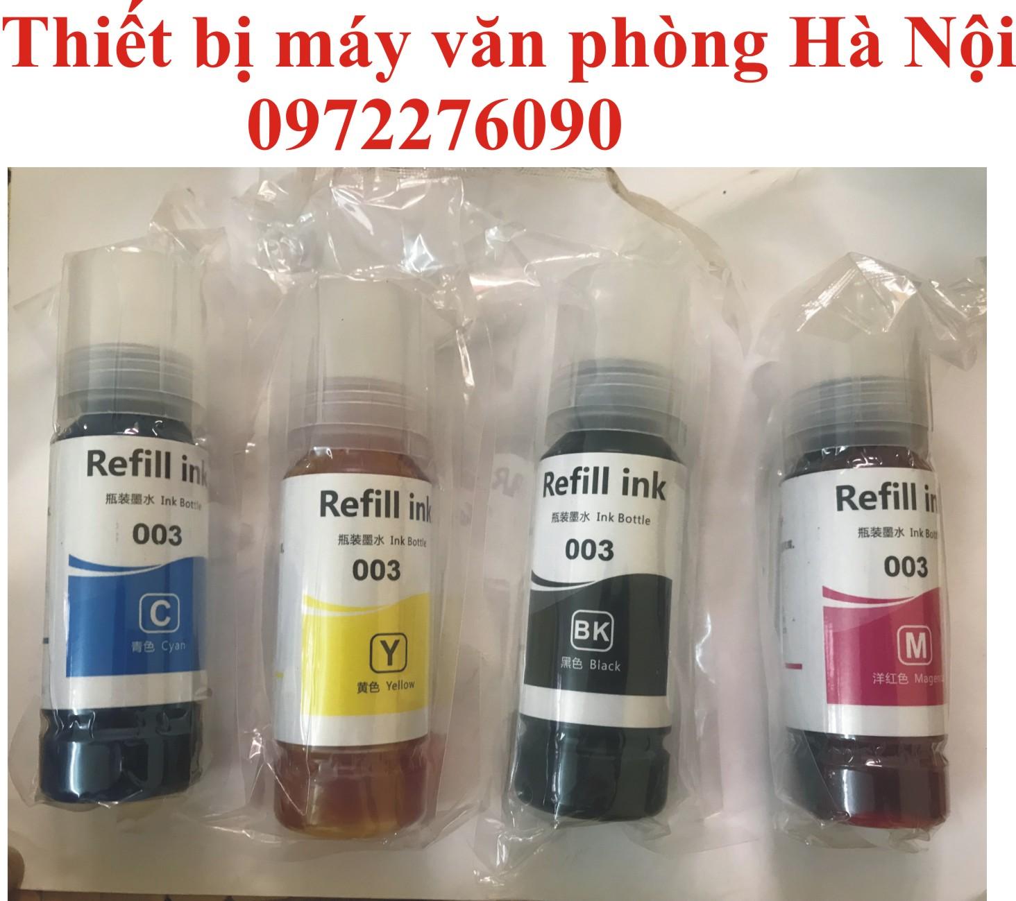 Bộ mực in màu dùng cho máy in Epson L3110,L3150,L4150,L1110... Mã 003