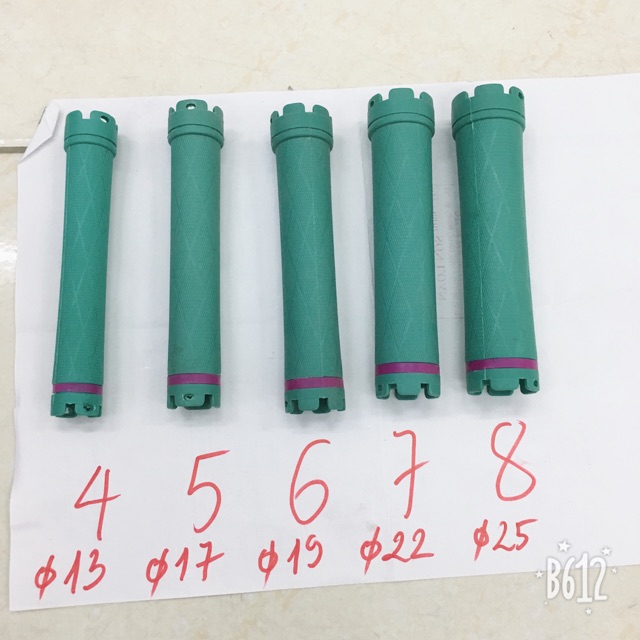COMBO 10 TRỤC LÔ XƯƠNG ỐNG UỐN XOĂN NHIỆT NÓNG KỸ THUẬT SỐ LOẠI 24V - 8 (size 25)