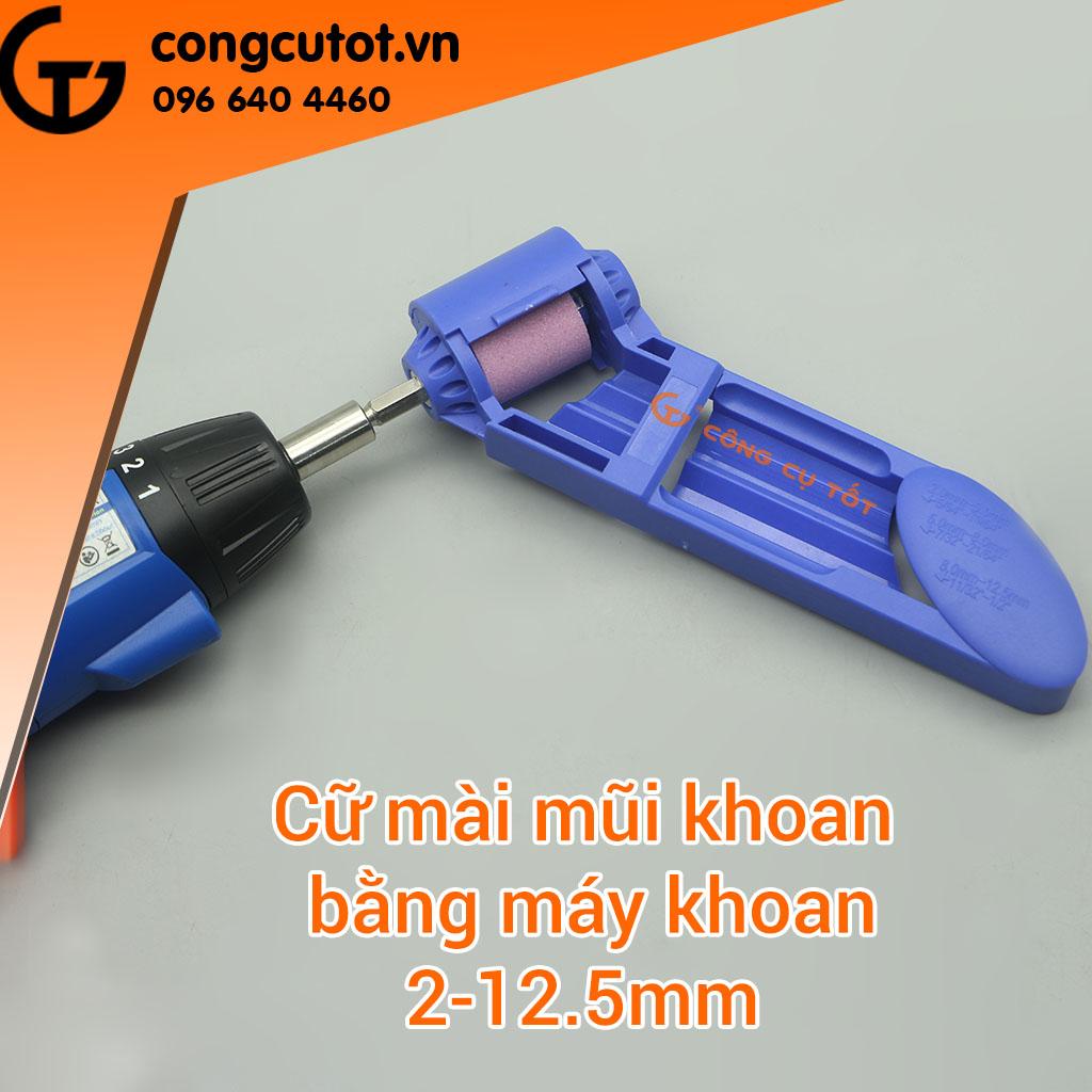 Cữ mài mũi khoan bằng máy khoan 2-12.5mm