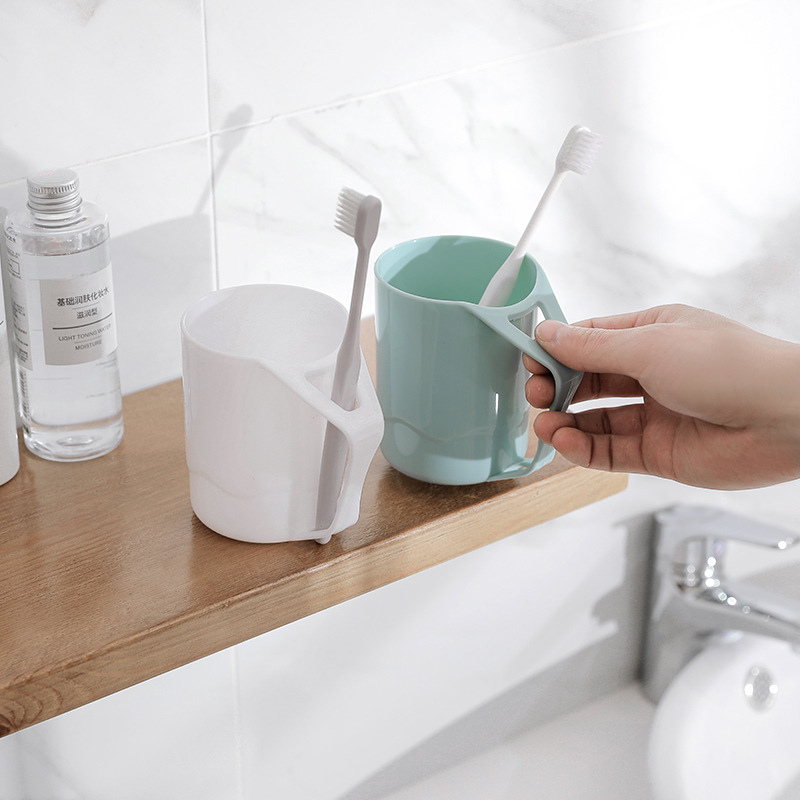[FREE SHIP TOÀN QUỐC] Ly Nhựa Để Bàn Chai Đánh Răng Màu Sắc Tươi Mới (10x8.5cm)