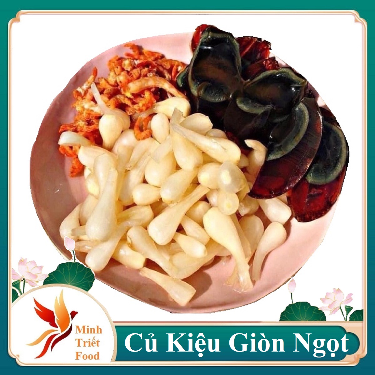 CỦ KIỆU CHUA NGỌT GIÒN TAN  HỦ 500GR