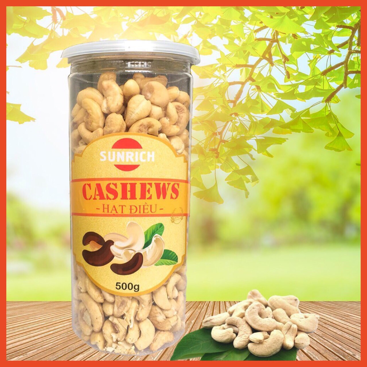 [HÀNG LOẠI 1] 500G HẠT ĐIỀU NHÂN NGUYÊN HẠT SUNRICH ĐÃ TÁCH VỎ ĐÓNG HỘP THƠM NGON, GIÀU DINH DƯỠNG