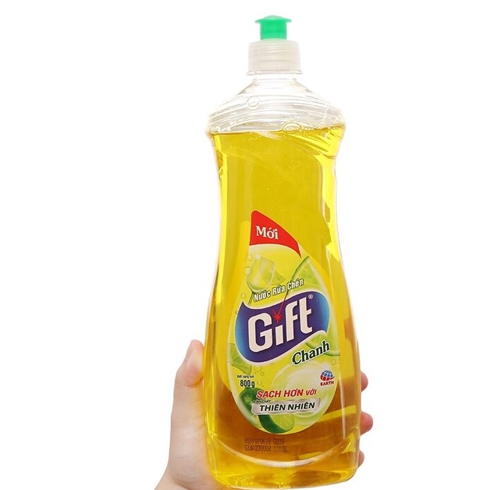 Nước rửa chén hương chanh và trà xanh