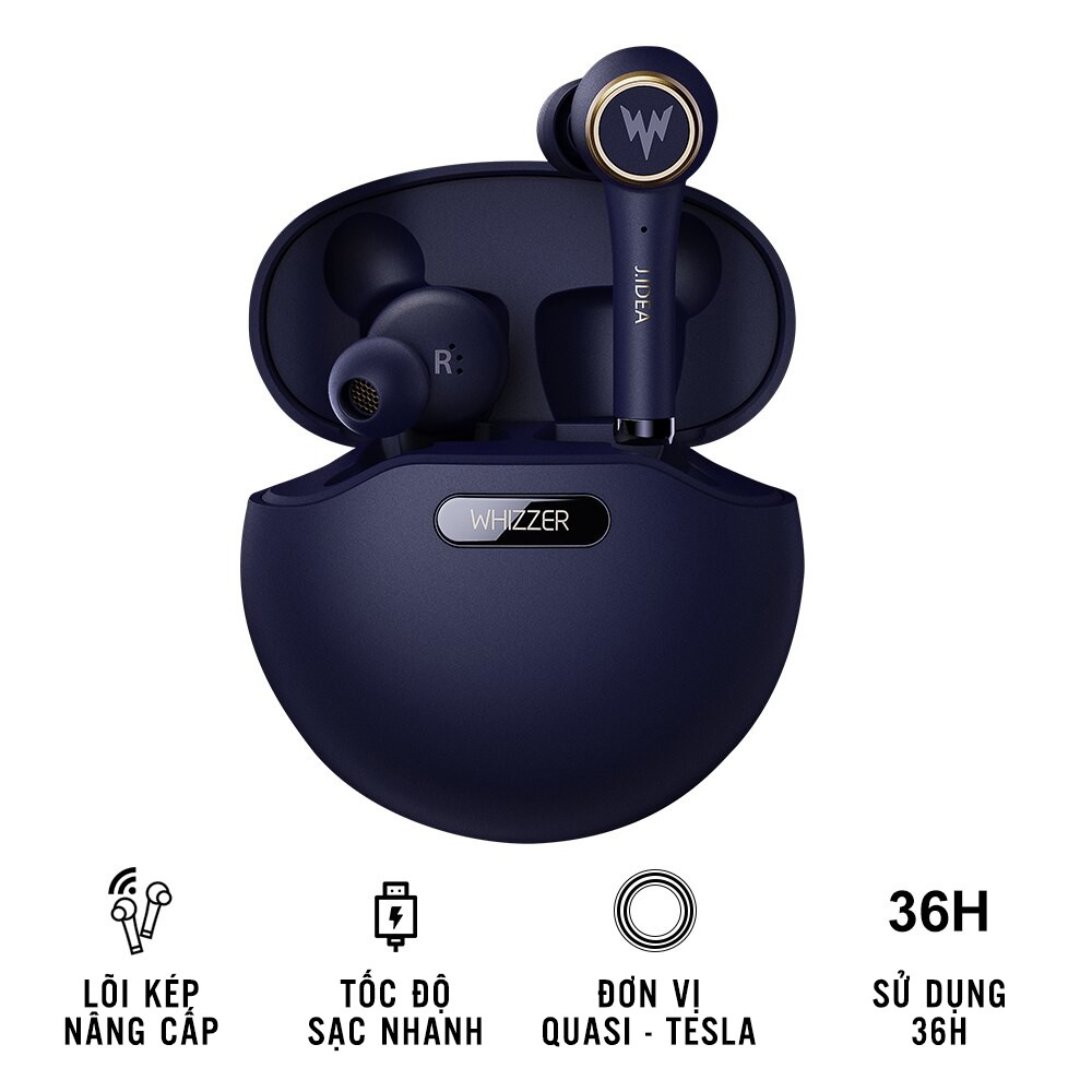 Tai nghe không dây nhét tai bluetooth Whizzer TP1S được nâng cấp - Hai Máy Chủ - Tự Động Kết Nối